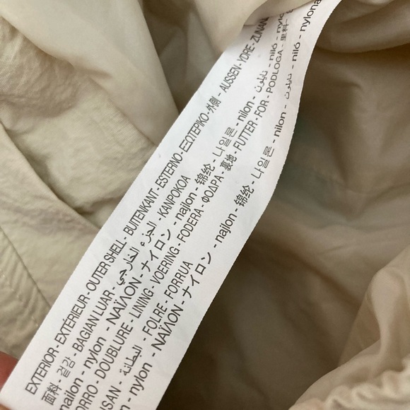 Zara Kids Tan Green Retro Stripe Hooded Windbreaker Raincoat 18 24 months - Picture 5 of 7